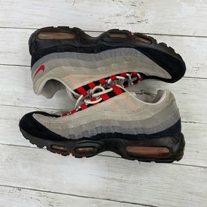 Nike Air Max 95 Sport Red/Grey 2009 - Size 11 men